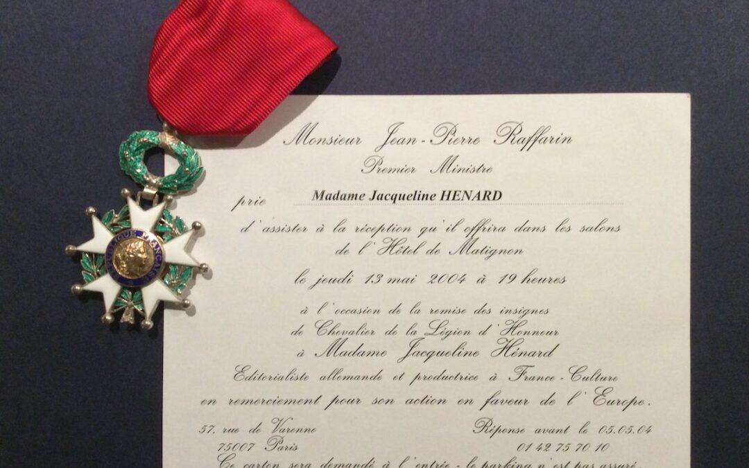 Legion of honour – Légion d’honneur